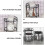 Kitchen Storage Rack TwoLayer Adjustable Pot and Pan Organizer for Cabinet Space Saving Black 2