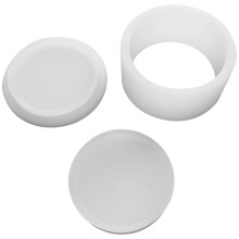 Bath Bomb Mold Set 2.5 Inch Round Plastic Soap Making Mold Detachable Design for DIY Crafting