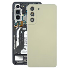 (green) For Samsung for Galaxy S21 FE Back Cover with Camera Lens Cover