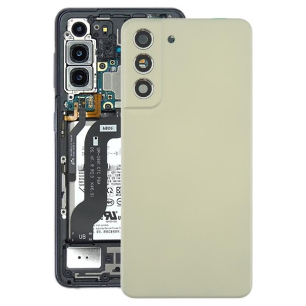 (Green) For Samsung For Galaxy S21 Fe Back Cover With Camera Lens Cover Green 6931449732563