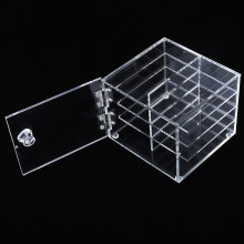 8-Schichten Transparente Acryl-Wimpernaufbewahrungsbox für falsche Wimpern