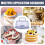 Cake Carrier with Lid, Leakproof Locking Seal, 22cm Round Plastic Cake Storage Container Blue 3