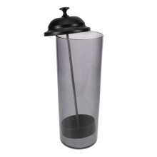 Reusable Plastic Straw Holder and Dispenser with MultiSize Compatibility for Kitchen Counter Storage Gray