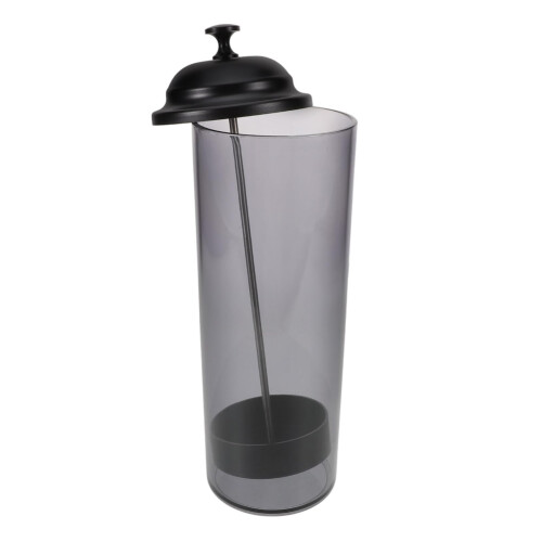 Reusable Plastic Straw Holder and Dispenser with MultiSize Compatibility for Kitchen Counter Storage Gray
