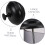 Reusable Plastic Straw Holder and Dispenser with MultiSize Compatibility for Kitchen Counter Storage Gray 2