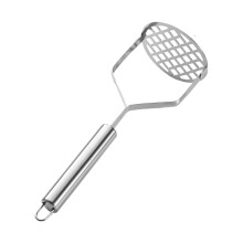 Heavy Duty Stainless Steel Potato Masher with Ergonomic NonSlip Handle for Vegetables and Fruits