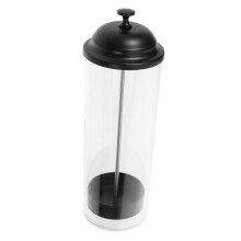 Reusable Plastic Straw Dispenser Holder and Kitchen Utensil Organizer for Countertop Storage