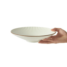 Ceramic Rice Bowl 10Inch Glazed Hat Bowl for Soup and Rice, Microwave Dishwasher Safe