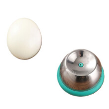 Egg Piercer for Hard Boiled Eggs Prevents Shell Cracking Easy Peel Ergonomic Grip Blue Dishwasher Safe