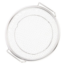 Stainless Steel Fryer Basket with Ergonomic Long Handle for French Fries and Quick Oil Drainage