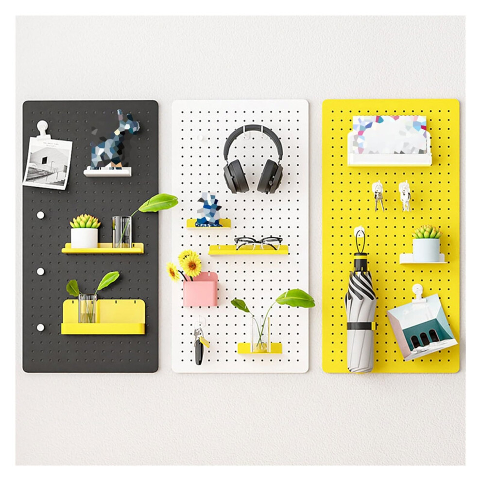 Pegboard Wall Organizer, Wallmounted Metal Pegboard Panel For Garage Workshop And Craft Storage 9070919264412