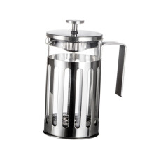 Glass Coffee Pot Borosilicate Heat Resistant Large Capacity with Stainless Steel Filter for Tea and Coffee