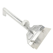 Heavy Duty Stainless Steel Grill Scraper with Long Handle for Flat Griddles and BBQ Cleaning