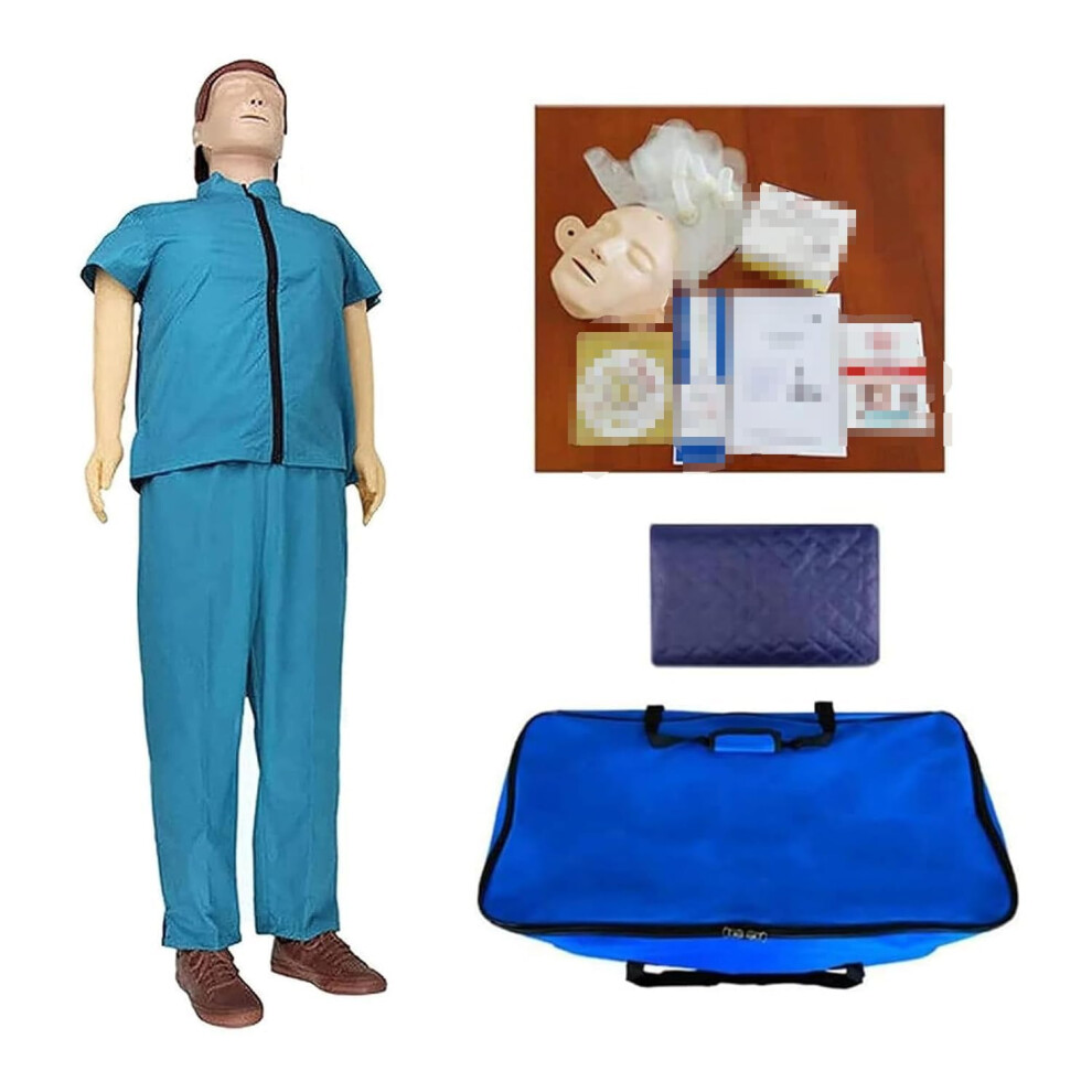 CPR Training Manikin 5.3ft Adult Full Body with Realistic Simulation and Airway Practice