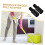 Broom Handle Adapter with Secure Threaded Tip for Extension Pole  Replacement, 2pcs Black 4