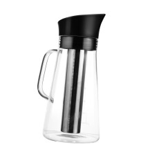 Glass Coffee Pot Heat Resistant Glass with Stainless Filter for Tea and Coffee Brewing at Home or Office