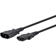 124190 Extension Cord, 1 Feet, Black