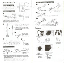 JANDEL Embroidery Stitching Punch Needle Kit with 50 Color Threads for DIY Sewing, Cross Stitch & Knitting Crafts