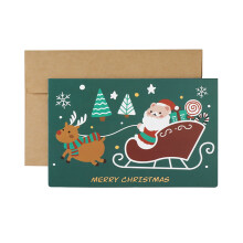 Christmas Saving! Cute Bunny Greeting Card, Compatible with Christmas Blessings & Religious Gift Themes