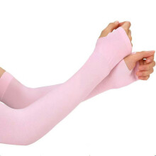 Sun Protection Cooling Arm Sleeves for Men Women, Running Fishing Cycling Ski Multiple Colors Sports Sleeves with Thumb Holes
