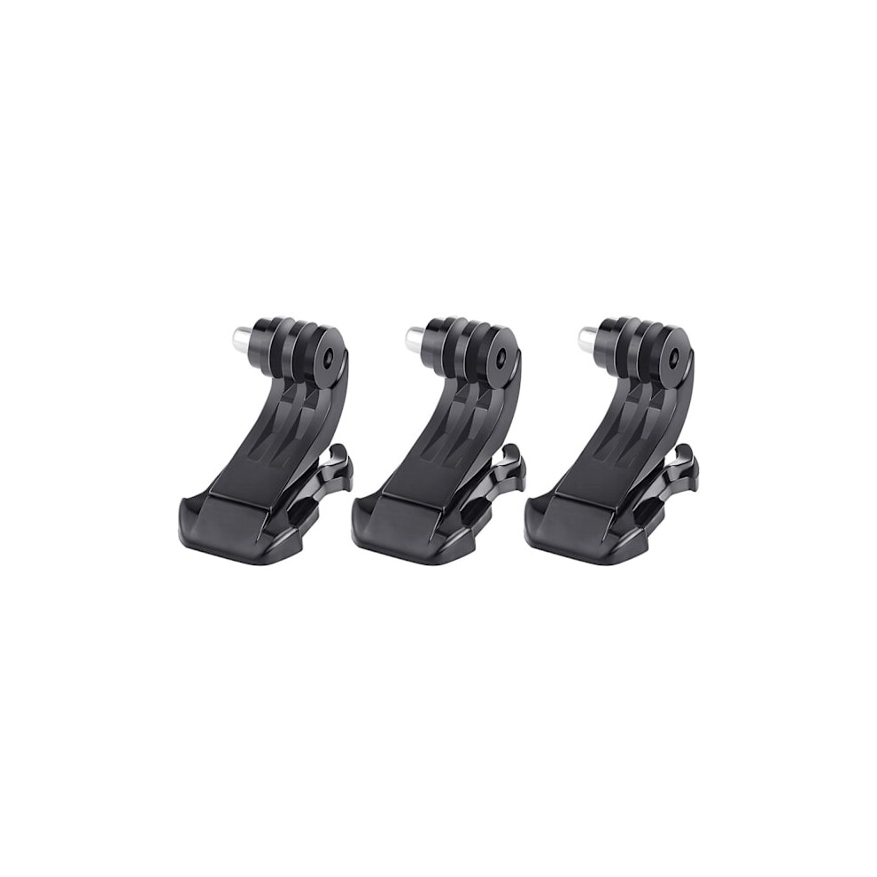3-Pack J-Hook Mount / Quick Release For Gopro - All Models Black 9377112328676