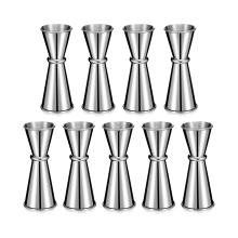 9 Pieces Jigger for Bartending Cocktail Jigger 2 Oz 1 Oz, 304 Stainless Steel Shot Glass Measuring Cup Shot Measure