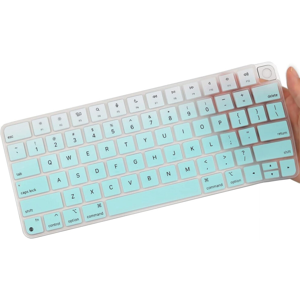 Keyboard Cover Skin For 2023 2021 Compatible With Apple Imac 24 Inch Magic Keyboard M3 Chip/M1 Chip With Touch Id, Ultra Thin Keyboard 9377112329123