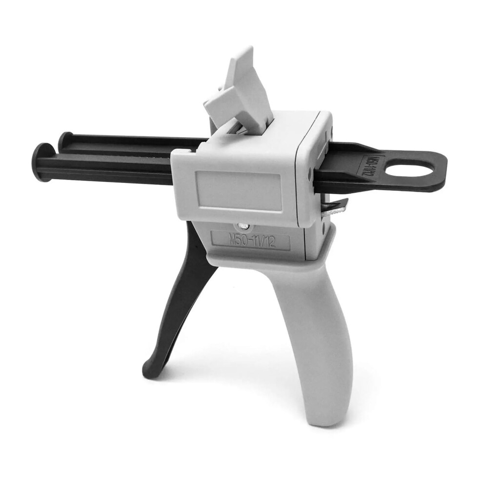50ml Dispensing Gun Kit for Dental Impression Mixing, 1:1 and 1:2 AB Glue Dispenser
