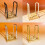 Cup Holder Organizer Bamboo Dispenser SpaceSaving Vertical Design for Kitchen and Office 2
