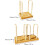 Cup Holder Organizer Bamboo Dispenser SpaceSaving Vertical Design for Kitchen and Office 3