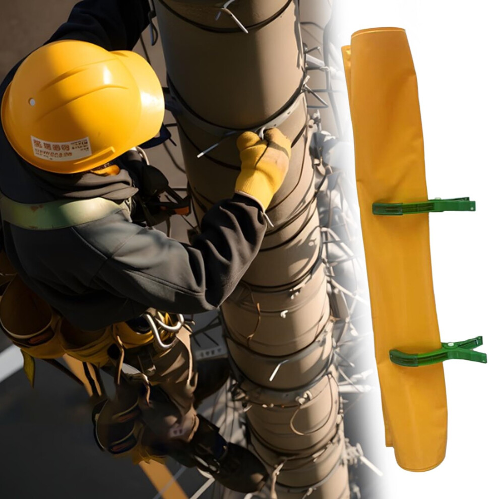 10kV Electrical Insulation Blanket with Clamps,  Voltage Safety Mat for Electricians, 39.4x157.5in