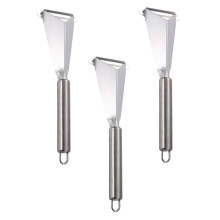3pcs Stainless Steel Fruit Carving Knives Set with Sharp Precision Blades for Creative Food Decoration and Party Use