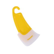 Pan Scraper and Cast Iron Cleaner Set, Ergonomic Nonstick Tool with Silicone Brush, Dishwasher Safe