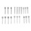 20-teiliges Korund-Diamant-Bohrer-Set, 3-mm-Schaft 10