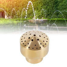 Fountain Nozzle Brass Fireworks Spray Head 1/2 inch for Garden Pond Multi Direction Water Jets
