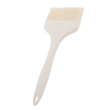 Silicone Basting Brush Large Head BBQ Oil Brush Heat Resistant Food Safe Non Stick White