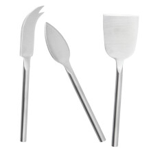 Stainless Steel Cheese Knife Set with Slicer Fork and Spatula for Charcuterie Board Accessories