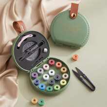 HKUKY Light Luxury Sewing Box High-end Set Multifunctional Household Sewing Kit Portable Sewing Storage Box