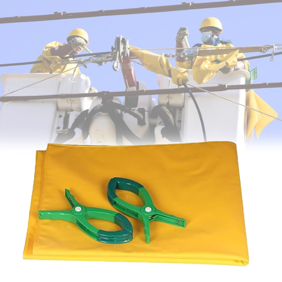 5Kv Electrical Insulation Blanket For Substations, Lightweight Voltage Safety Mat 100X300cm, Bright Visibility Color 9113335208483