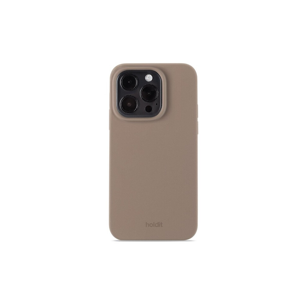 Holdit Compatible With Iphone 15 Pro Mobile Case Silicone Mocha Brown 9377112332918