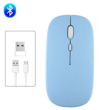 Rechargeable Wireless Bluetooth Mouse Portable Silent Ergonomic Mice For compatible with iPad Computer Laptop Tablet Phone Office Gaming Mouse