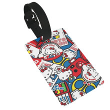 Hello Kitty Luggage Tags, Suitcase Tag Id Name Identifier Labels for Travel Baggage Bags Backpack