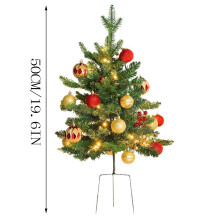 New Garden Ground Christmas Tree Lights Small Christmas Party Luminous Rattan Decorations
