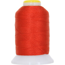Threadart 60 Weight Micro Embroidery & Bobbin Thread - 1000m Spools - 30 Colors Available - Tex. Orange