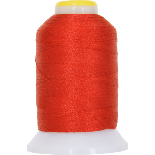 Threadart 60 Weight Micro Embroidery & Bobbin Thread - 1000m Spools - 30 Colors Available - Tex. Orange