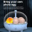 Smart Egg Incubator with Bluetooth Connectivity, Temperature Control and Humidity Regulation for Optimal Hatching, Internal Lighting and Transparent 7