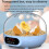 Smart Egg Incubator with Bluetooth Connectivity, Temperature Control and Humidity Regulation for Optimal Hatching, Internal Lighting and Transparent 8