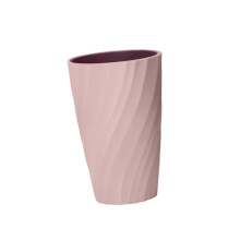 2pcs Bathroom Tumbler Cup with Double Layer Screw Thread Grip Vibrant Color for Toothbrush Rinse