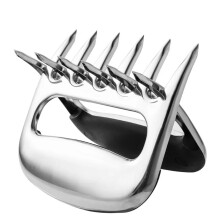 2Pcs Stainless Steel Meat Shredding Tool and Turkey Fork Set for BBQ and Easy Meat Separation