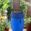 Rain Barrel Cover Mesh Screen with Adjustable Drawstring, 100cm Debris Filter Net Prevents Leaves 2